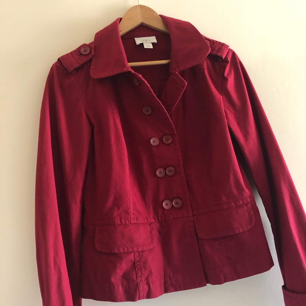 Cotton Ann Taylor Loft Jacket
